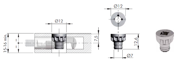 Стяжка TARGET J12