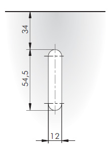 LIBRA CH вертикальный профиль-навес с верхним креплением