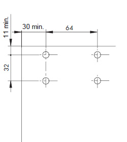 LIBRA H7 Мебельный навес для коробов нижнего яруса с креплением на винты