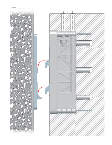 LIKU Скрытый навес универсальный для конструкций без задней стенки