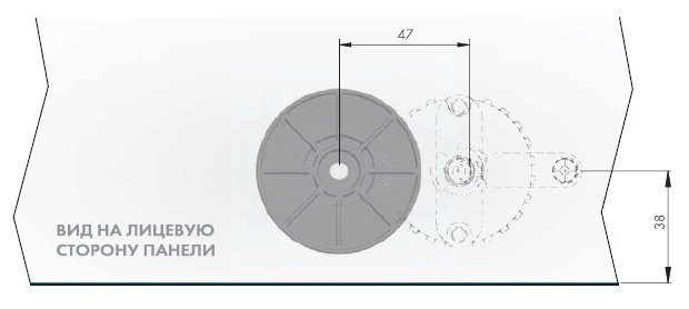 Система навесов для стеновых панелей SYMETRA 