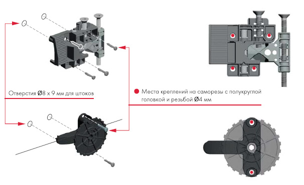 Система навесов для стеновых панелей SYMETRA 