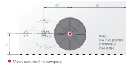 Система навесов для стеновых панелей SYMETRA 