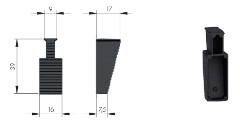 Система навесов для стеновых панелей SYMETRA 