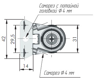 INTEGRATO Опора регулируемая